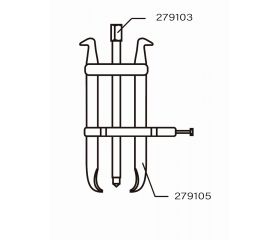 EXTRACTOR FORZA SERIE 2791 DESPEGADORES RODAMIENTOS